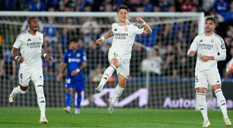 El Real Madrid se impone al Getafe con gol de Arda Güler y sigue en la ...