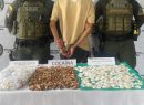 Capturado en Armenia un hombre con más de 1.400 dosis de estupefacientes listas para distribución