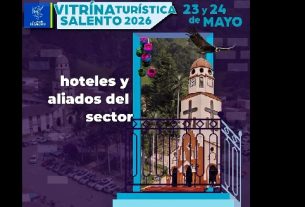 El municipio de Salento será sede de la Vitrina Turística 2026 los días 23 y 24 de mayo