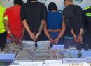 Cuatro capturados y explosivos incautados por la Policía Quindío, en operativo contra el microtráfico en Montenegro