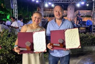 Alcalde de Calarcá recibió en Cartagena el reconocimiento nacional por sus acciones en seguridad vial