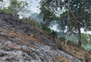 Organismos de socorro del municipio de Córdoba controlaron quema no autorizada en la vereda La Concha