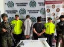 La policía Quindío, capturan a mujer y adulto mayor durante allanamiento en el corregimiento de Barcelona, Calarcá