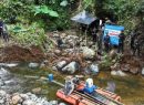 Operativo de tropas de la Octava Brigada contra la minería ilegal en Mistrató deja dos capturados y equipos destruidos por $80 millones