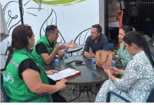 Supersalud inspecciona alojamientos temporales habilitados tras el sismo en el municipio de Calarcá